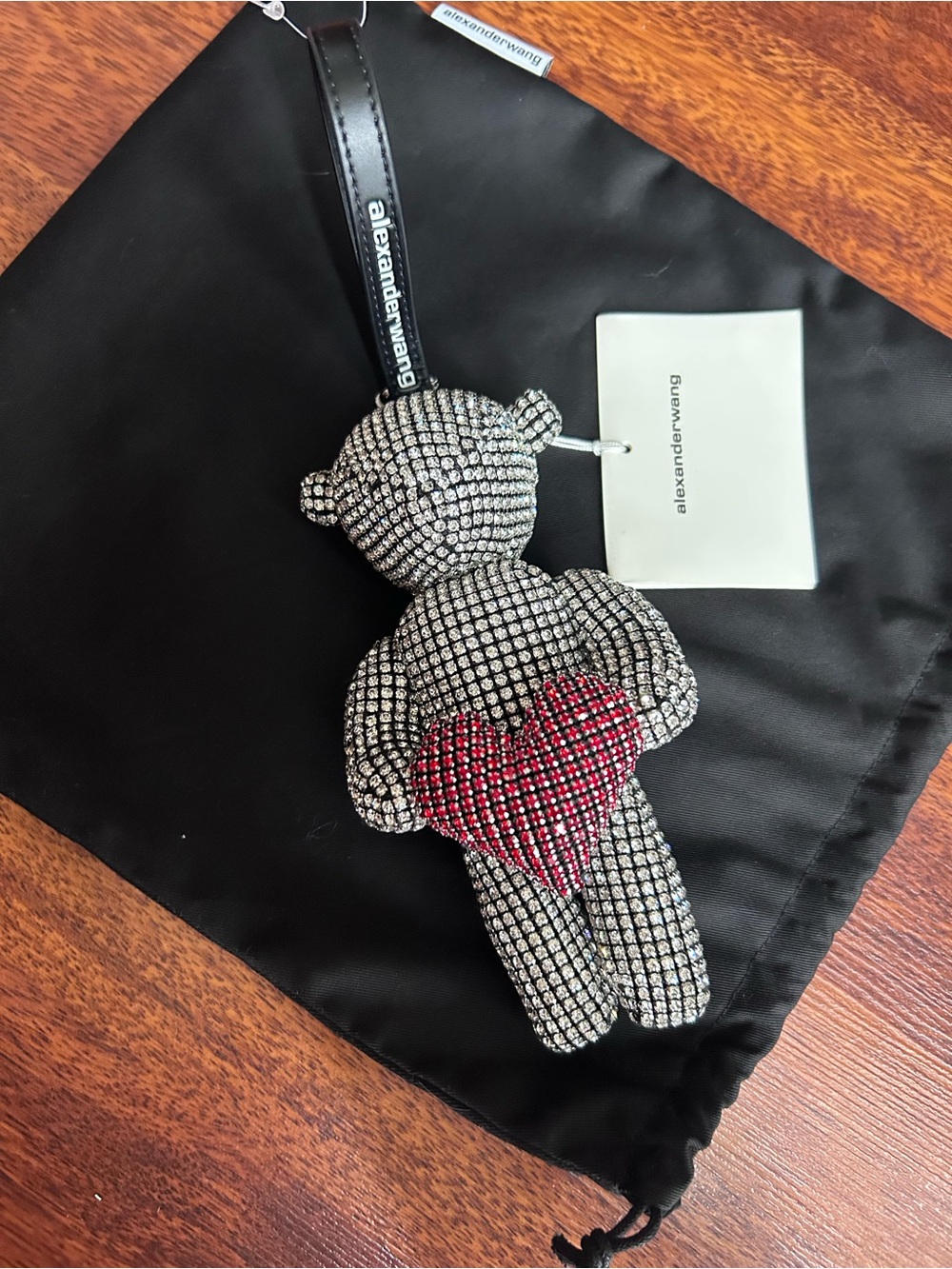 NWT Alexander Wang Beiress Bear w/ Heart Bag Charm